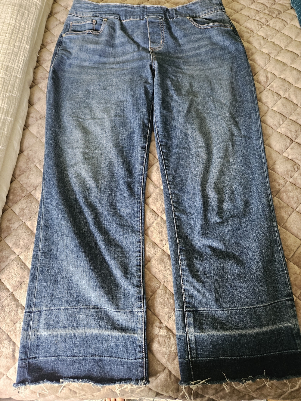 Jag Jeans Women's Blue Wide Leg Ankle Denim